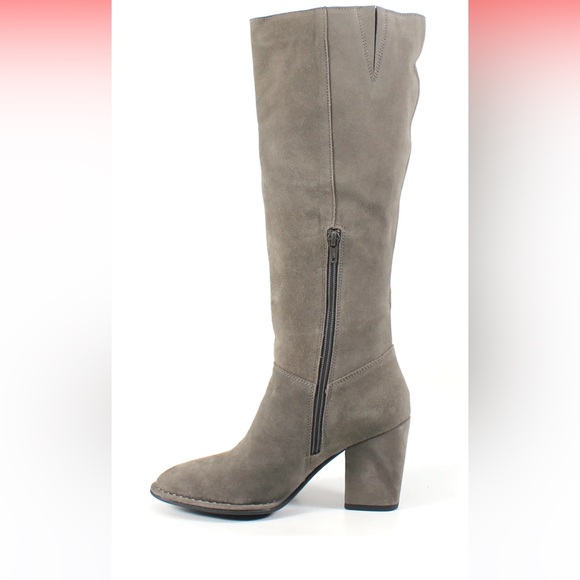 Diba True Park Bench Pointed Toe Boots Knee Tall Taupe Suede 6.5 New - Picture 4 of 13